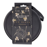 Ted Baker Unisex Adults Travel Essentials Travel Pillow With Storage Case In Black Multi