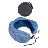 Ted Baker Unisex Adults Travel Essentials Travel Pillow With Storage Case In Blue