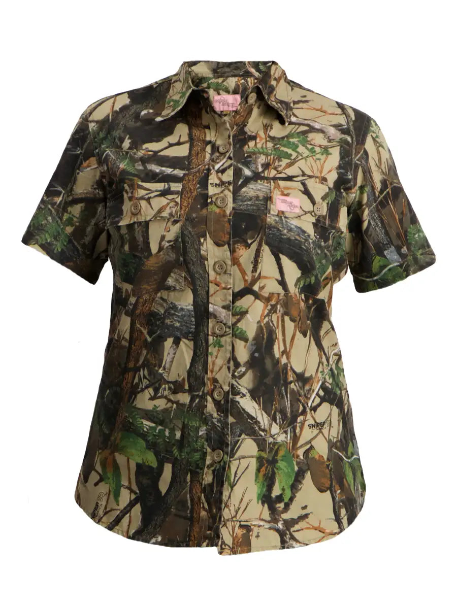 Sniper Womens Tidals 3D Adventure Shirt In Camo