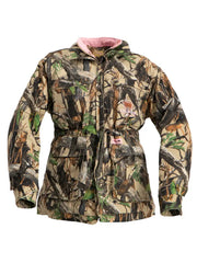 Snipper Ladies Camo 3-D Parka Jacket Pink