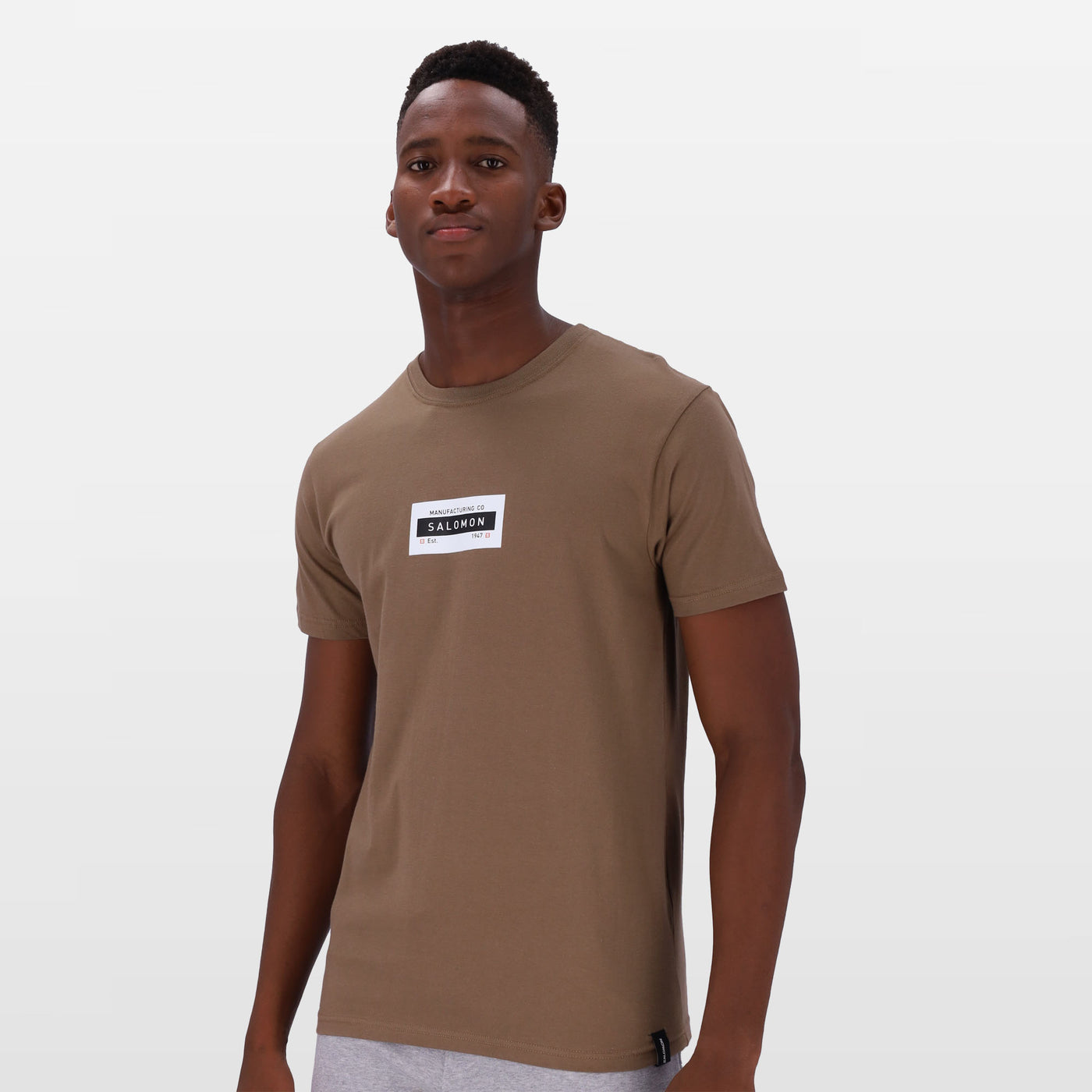 Salomon Sml8966 Mens Team Player Ss Tee Shitake