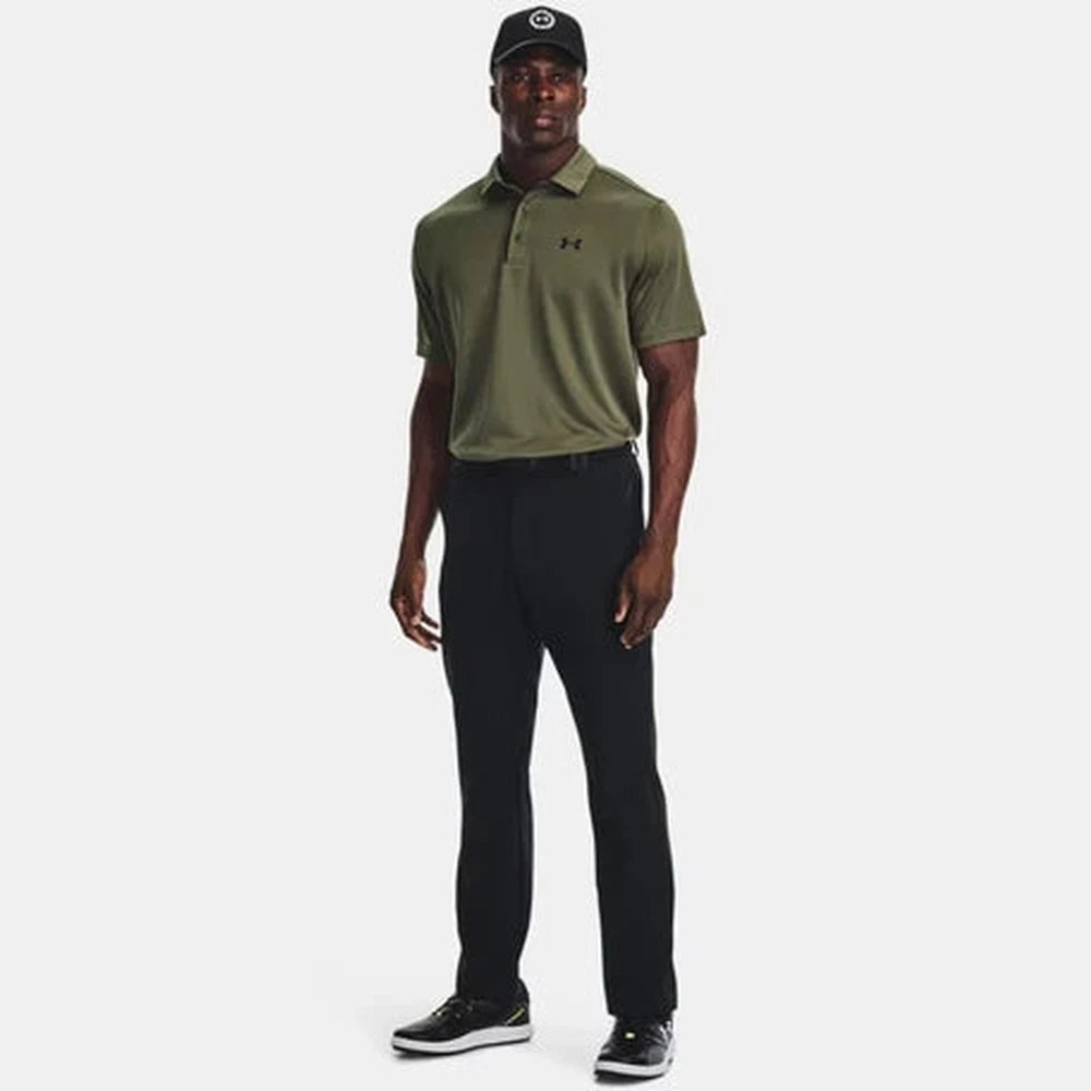 Under Armour Mens Tech Polo In Marine OD Green
