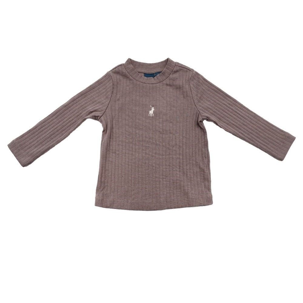 Polo Girls Tessa Rib T-Shirt In Iron