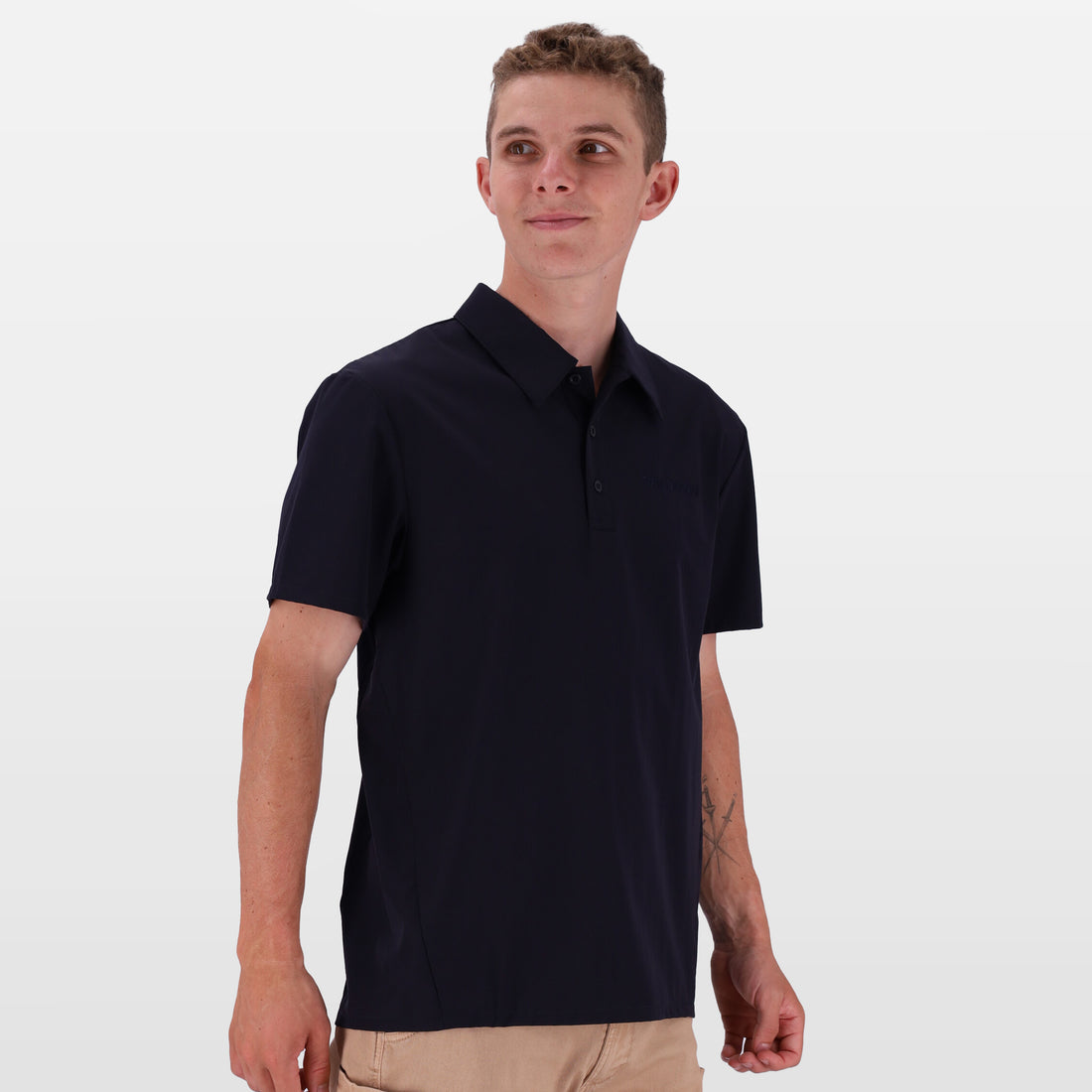 Salomon Mens Everyday Short Sleeves Golfer In Blue Nights