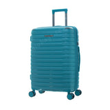 Travel Mate Zipper Pp Hardshell Trolley Luggage Case In Teal