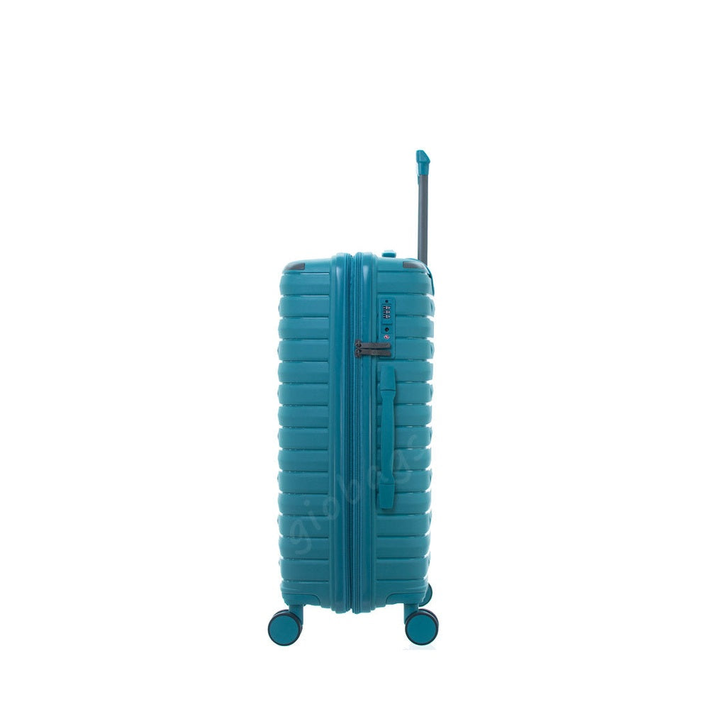 Travel Mate Zipper Pp Hardshell Trolley Luggage Case In Teal