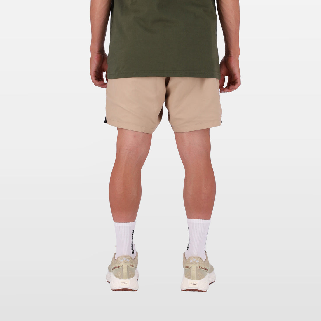 Salomon Mens Reversible Travel Shorts In Black/Khaki