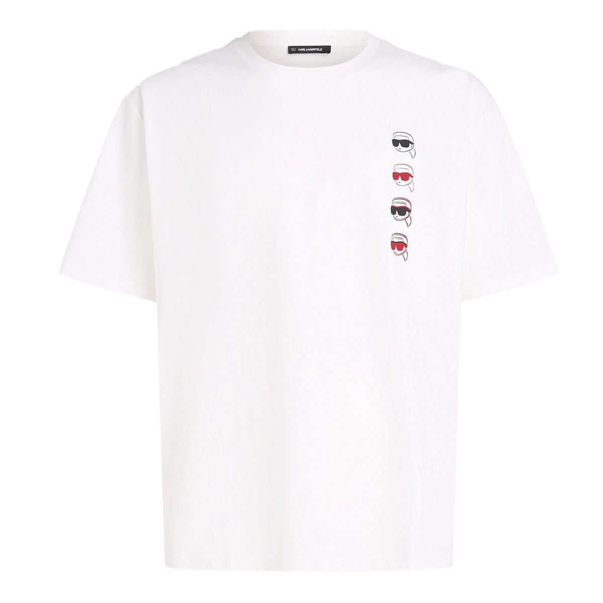 Karl Lagerfield Mens Ikon Fusion T-Shirt In White