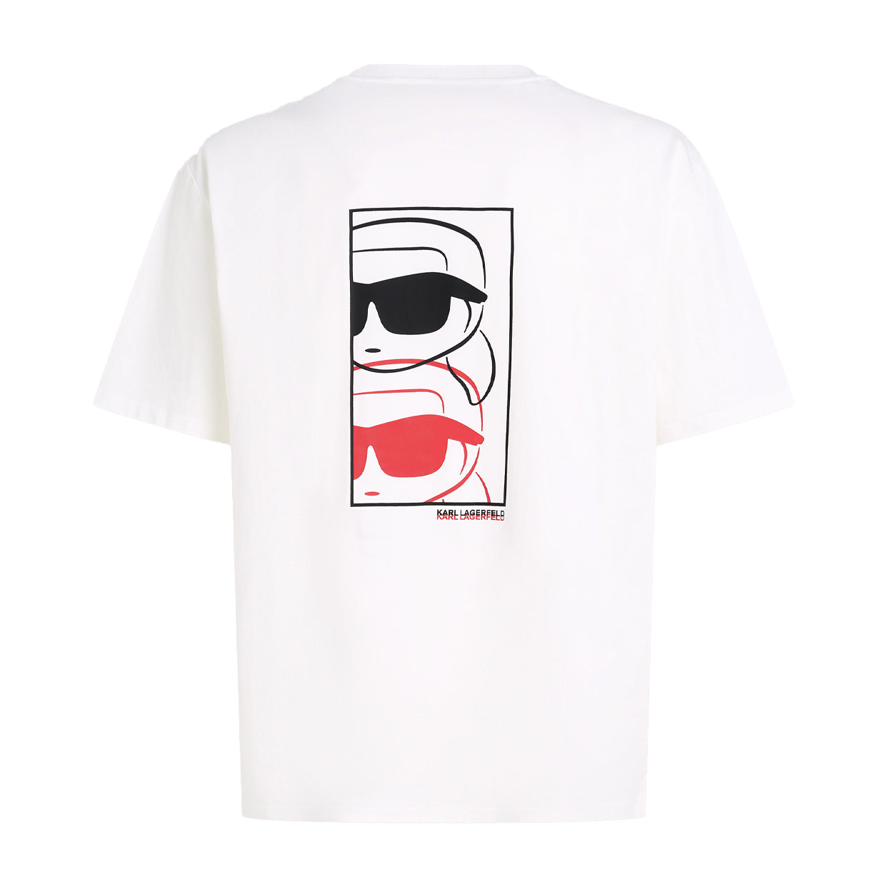 Karl Lagerfield Mens Ikon Fusion T-Shirt In White
