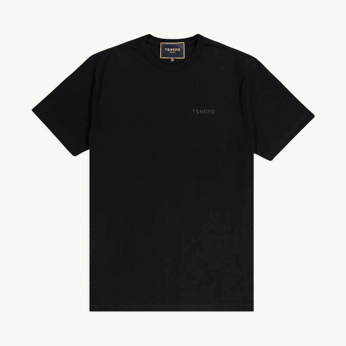Tshepo Jeans Unisex Wordmark T-Shirts In Black