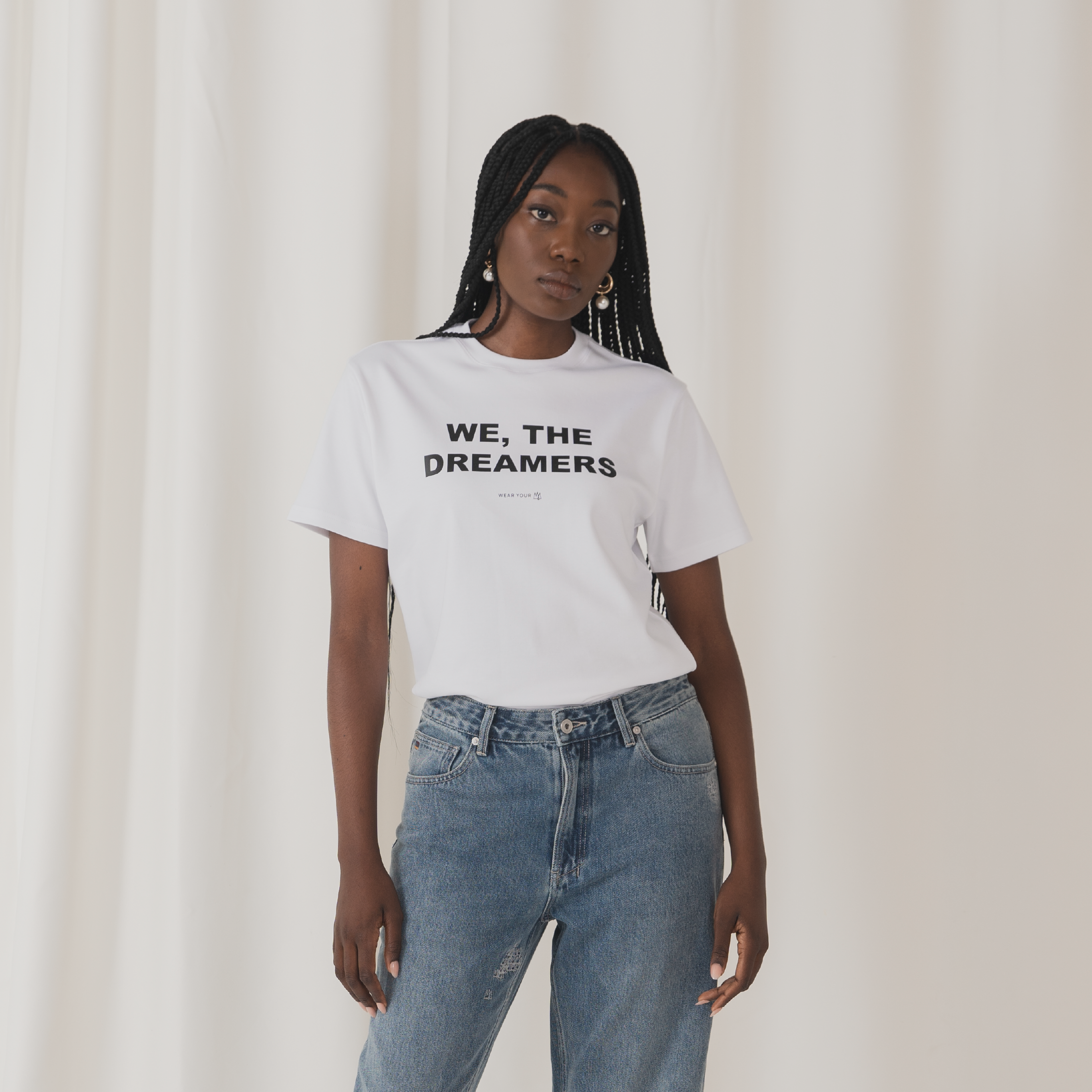 Tshepo Jeans  We The Dreamers T-Shirt White