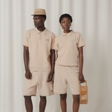 Tshepo Jeans Knitted Shorts In Beige