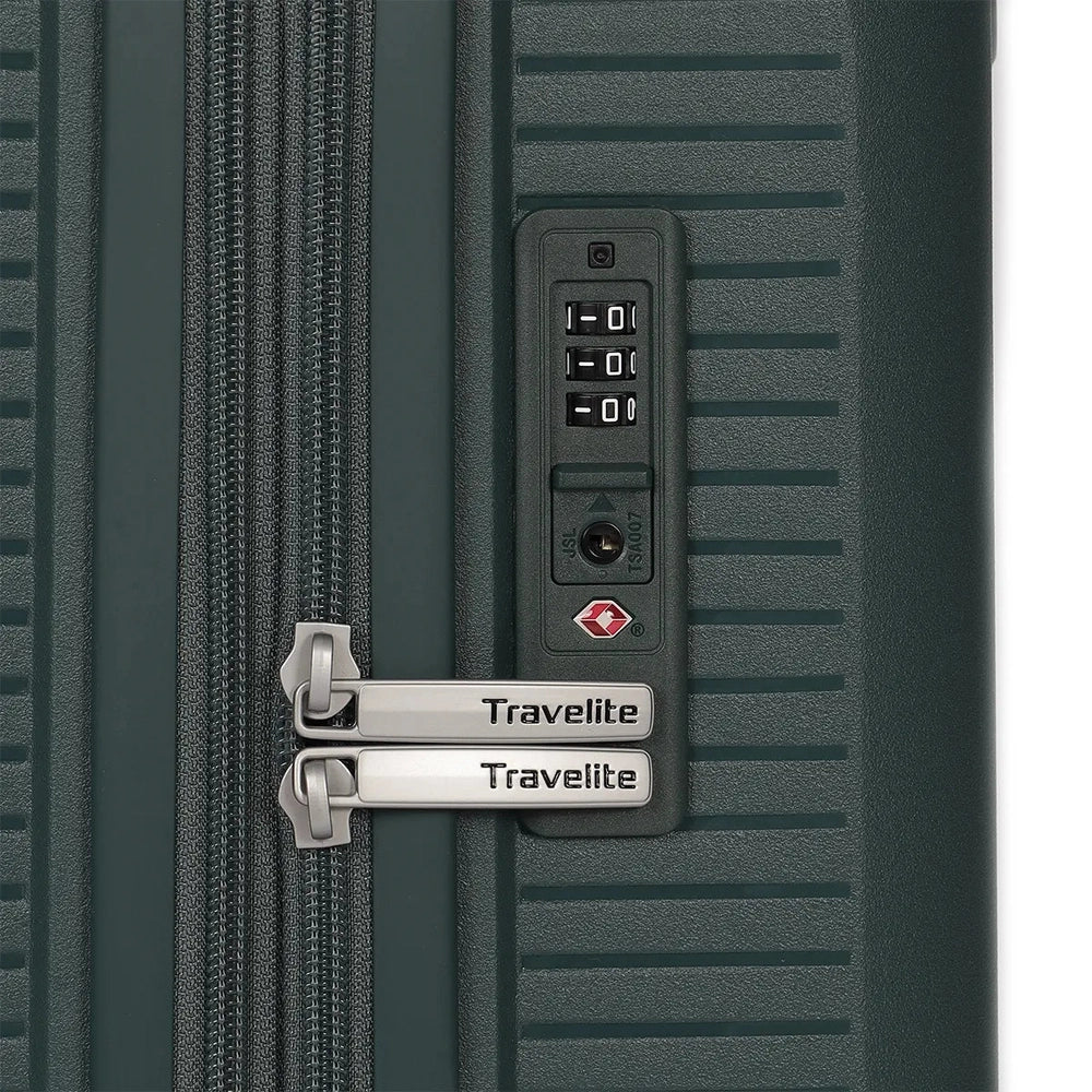 Travelite Fiji Cabin Trolley Case In Dark Green