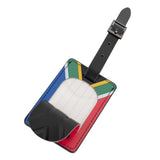 Cellini South Africa Flag Luggage Label In Black Multi