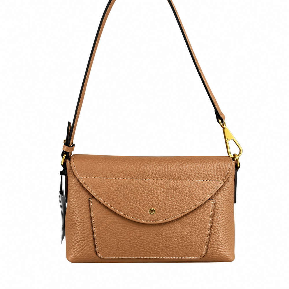 Gianni Chiarini Brooke Shoulder Bag In Beaver
