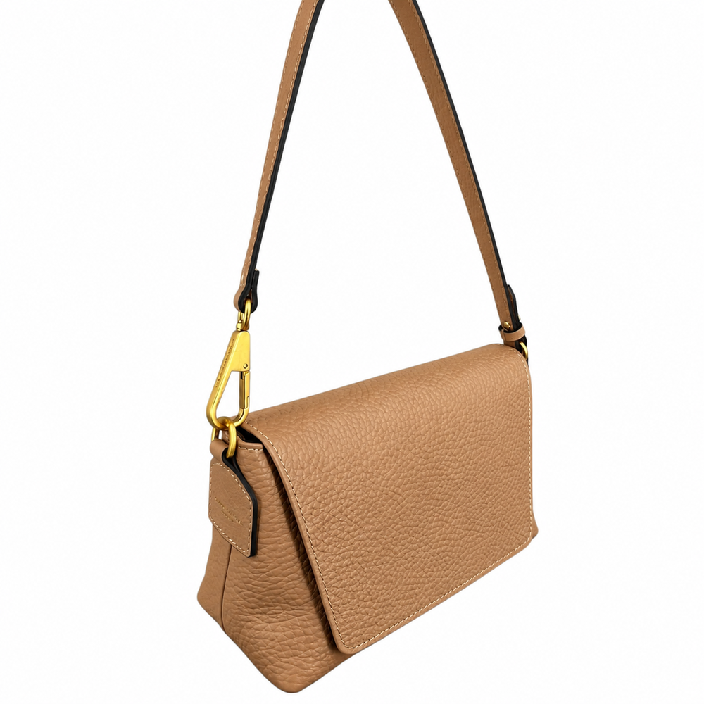 Gianni Chiarini Brooke Shoulder Bag In Beaver