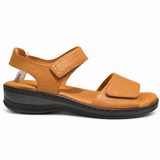 Hush Puppies Ladies Yvone Leather Sandals In Tan