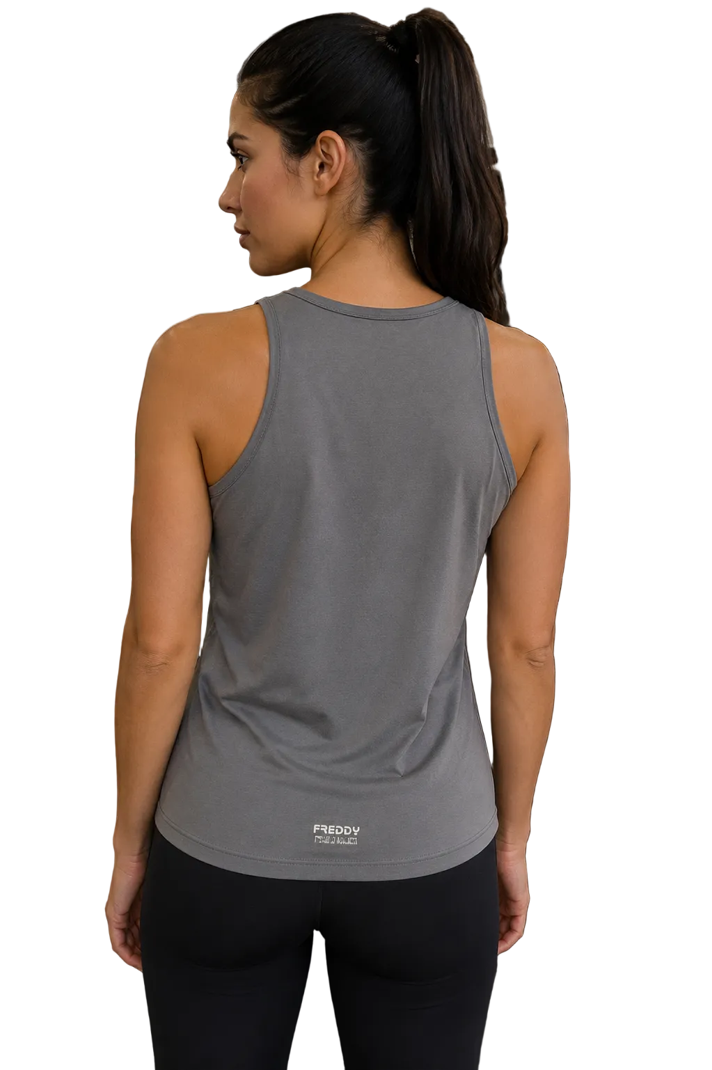 Freddy Womens Tank Top Vest In Grey