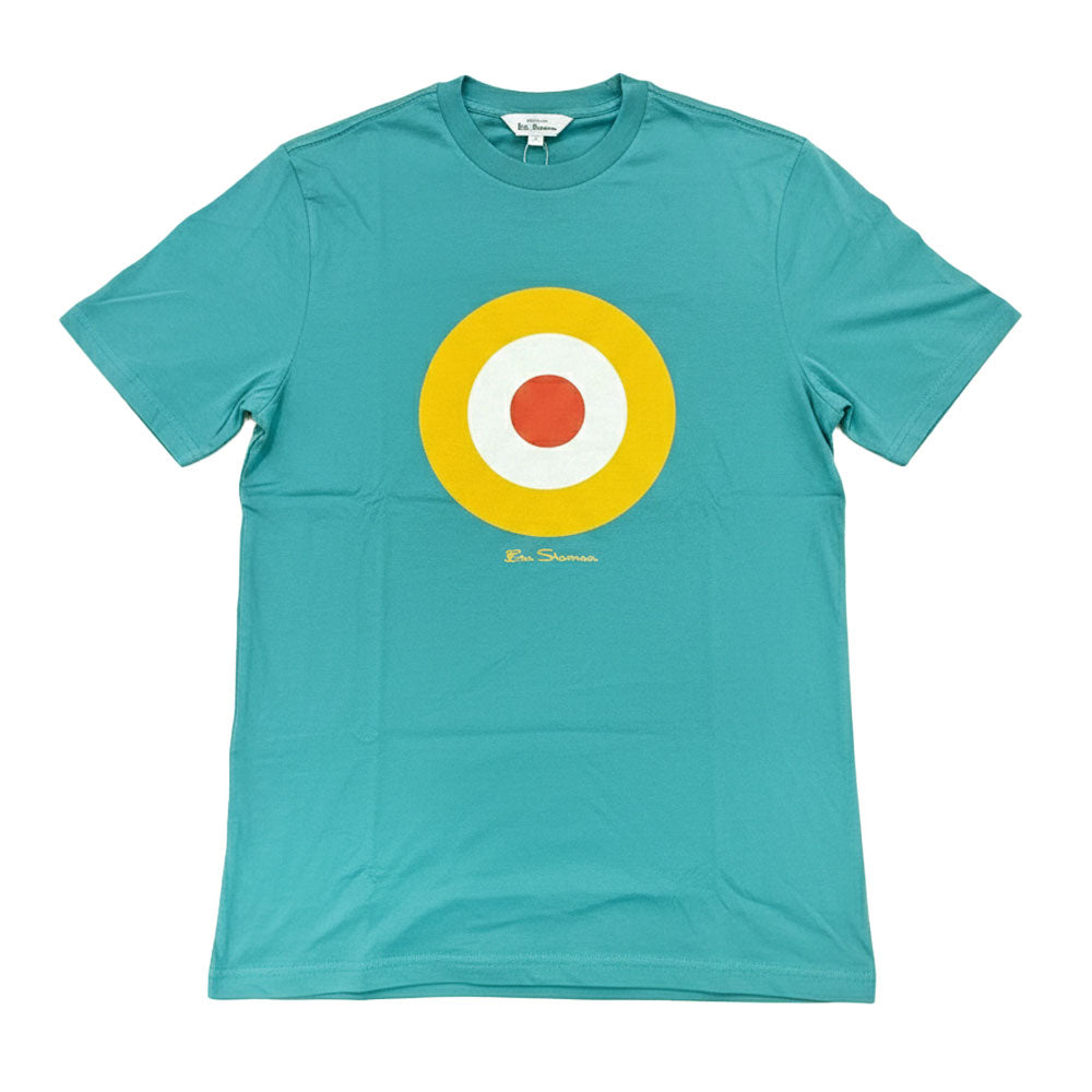 Ben Sherman Mens Target T-Shirt In Aqua