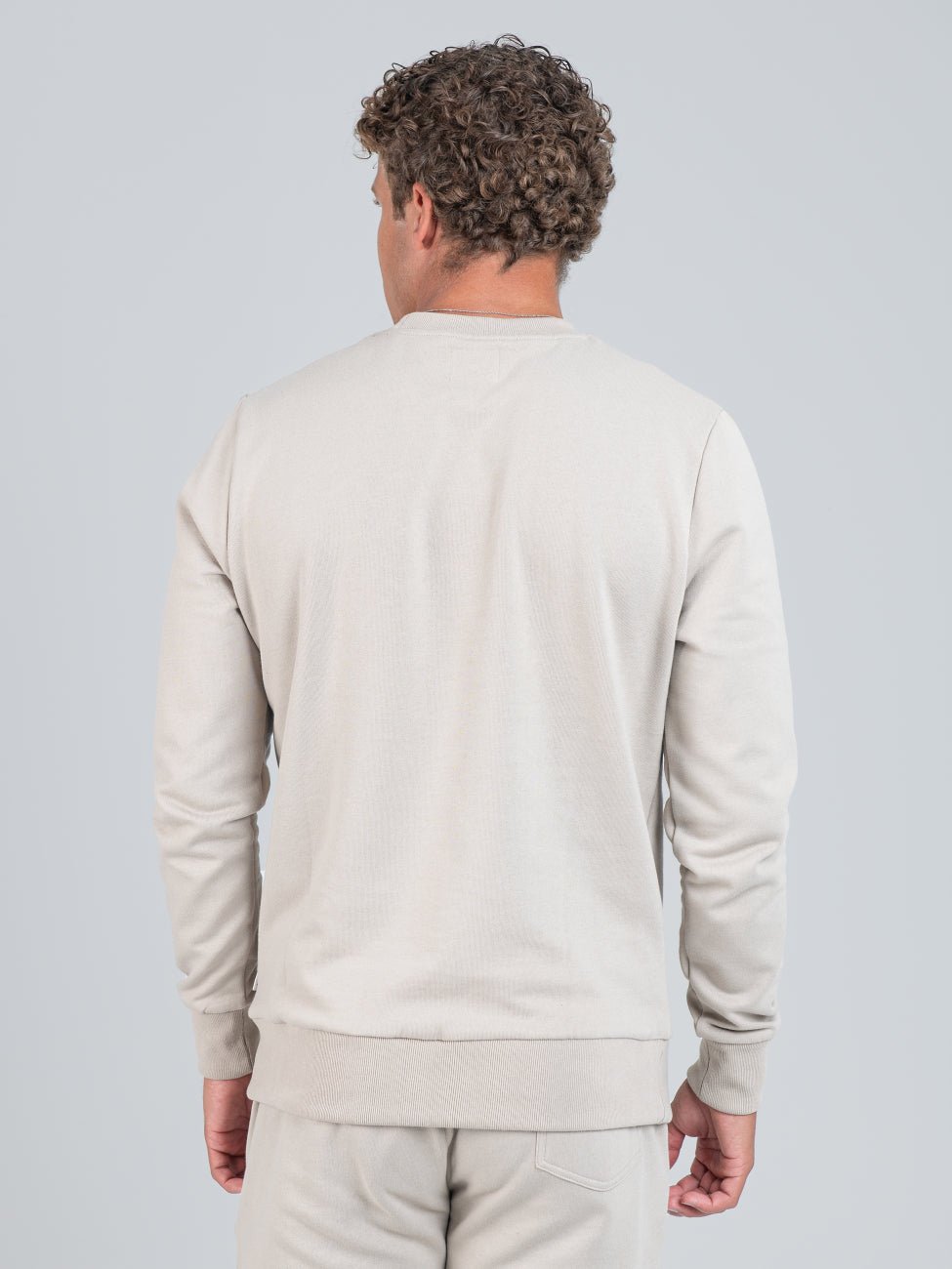 Ben Sherman Mens Target Crew Sweater Sustained Grey