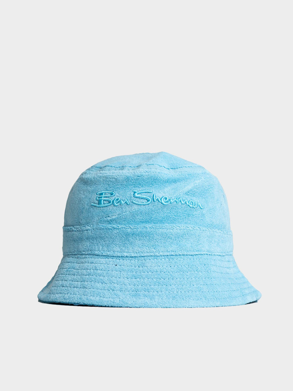 Ben Sherman Mens Target Towelling Hat In Light Blue