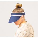 Urban Supply Womens Chapmans Peak Tau Collection Hat In Navy/White