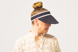 Chapman Womens Peak Hat In Black & White