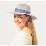 Urban Supply Unisex Adults Azure Fedora Hat In Slate