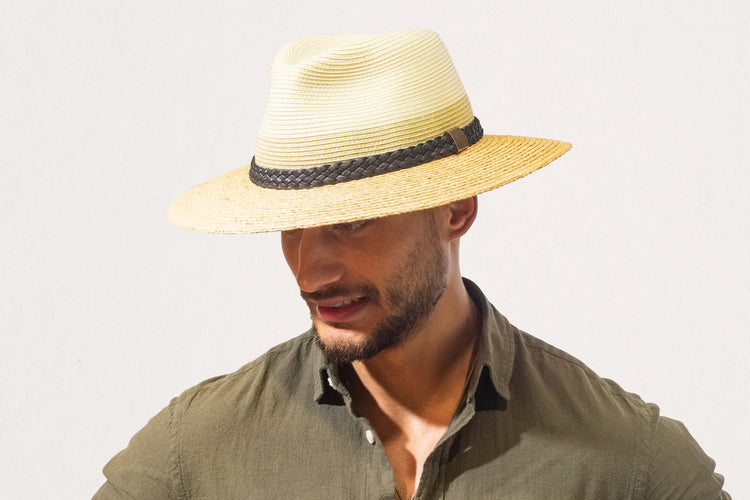 Urban Supply Unisex Tamboti Hat Raffia Tau Collection In Cream