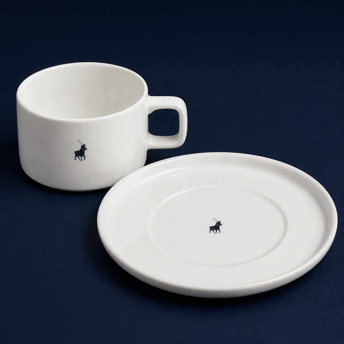 Polo Classic Tea Set 8 Piece Set In White
