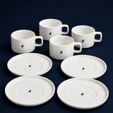 Polo Classic Tea Set 8 Piece Set In White