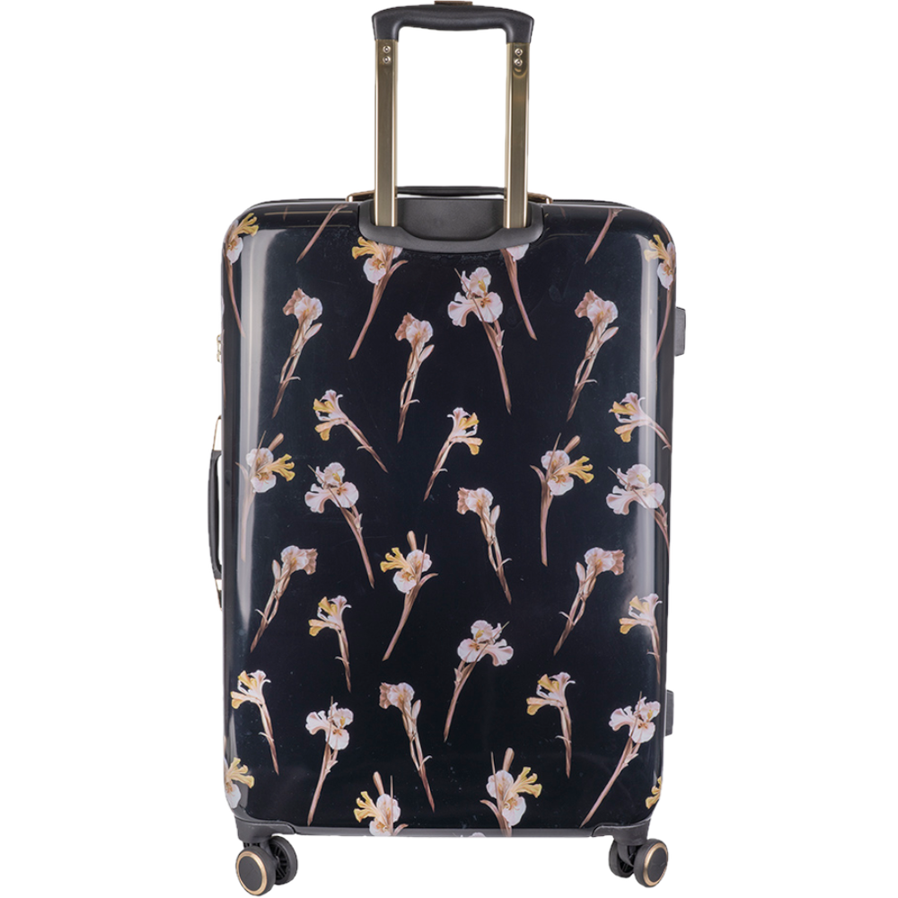 Ted Baker Wild Iris Trolly Luggage Case In Black Multi