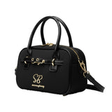 Sissy boy Mini Handbag with Front Clip Detail In Black