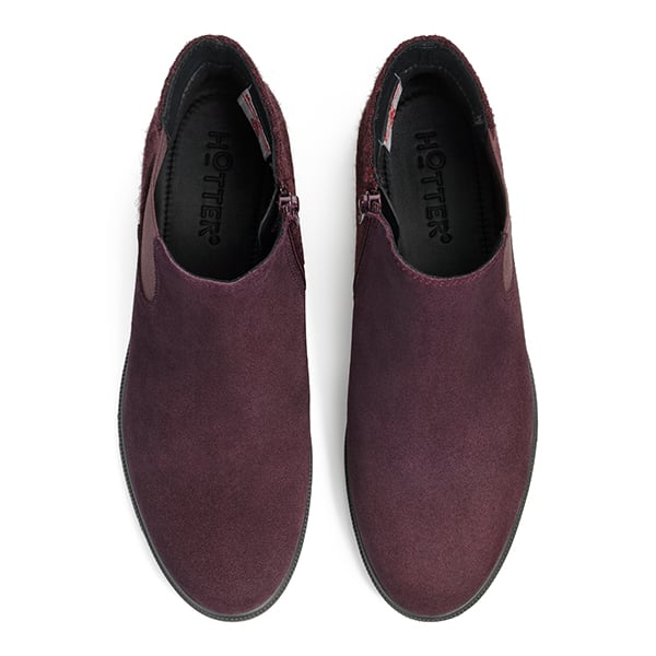 Hotter Ladies Tenby Mahogany Boots