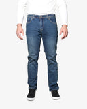 Soviet Mens Termnator #12 Straight leg Jeans In Dark Blue