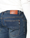Soviet Mens Termnator #12 Straight leg Jeans In Dark Blue