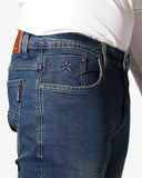 Soviet Mens Termnator #12 Straight leg Jeans In Dark Blue