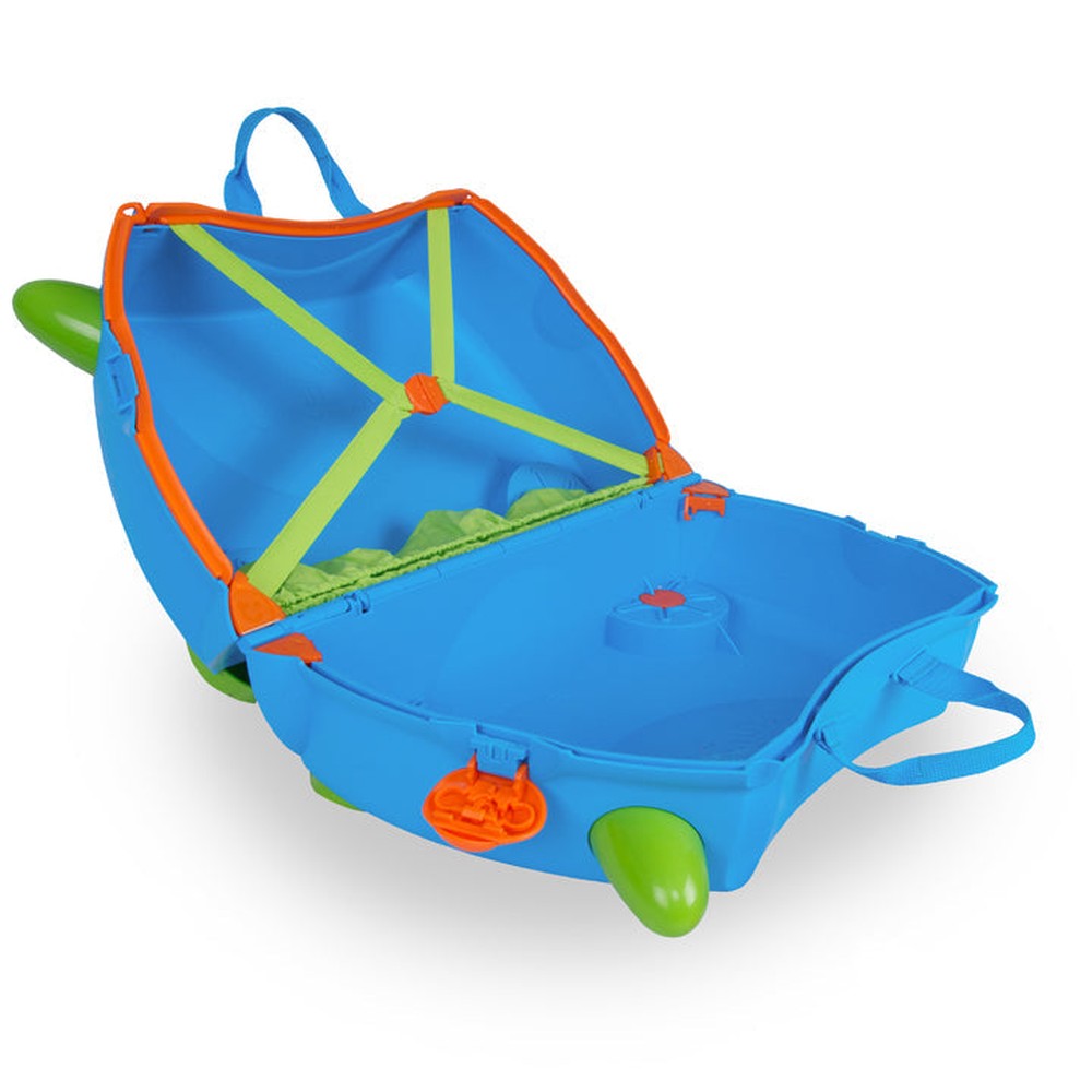 Trunki Kiddies Terrance Ride On Suitcase In Blue