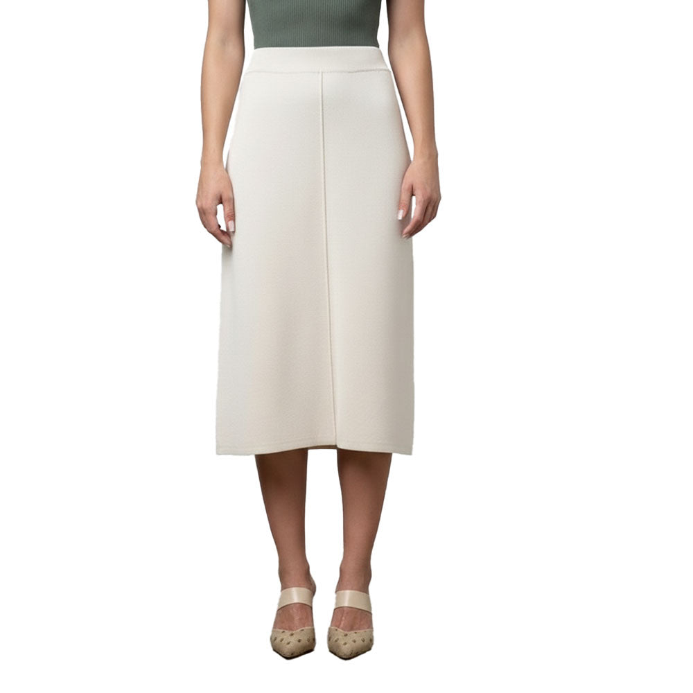 Polo Womens Tiffany Knit Skirt In Oatmeal