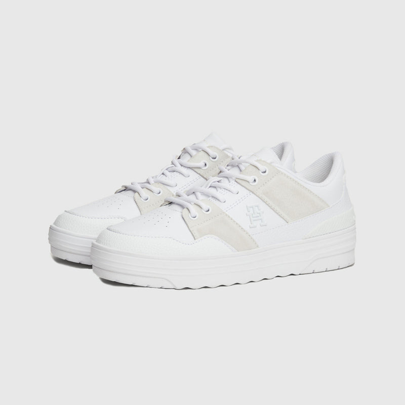 Tommy Hilfiger Women Low Basket Sneaker White