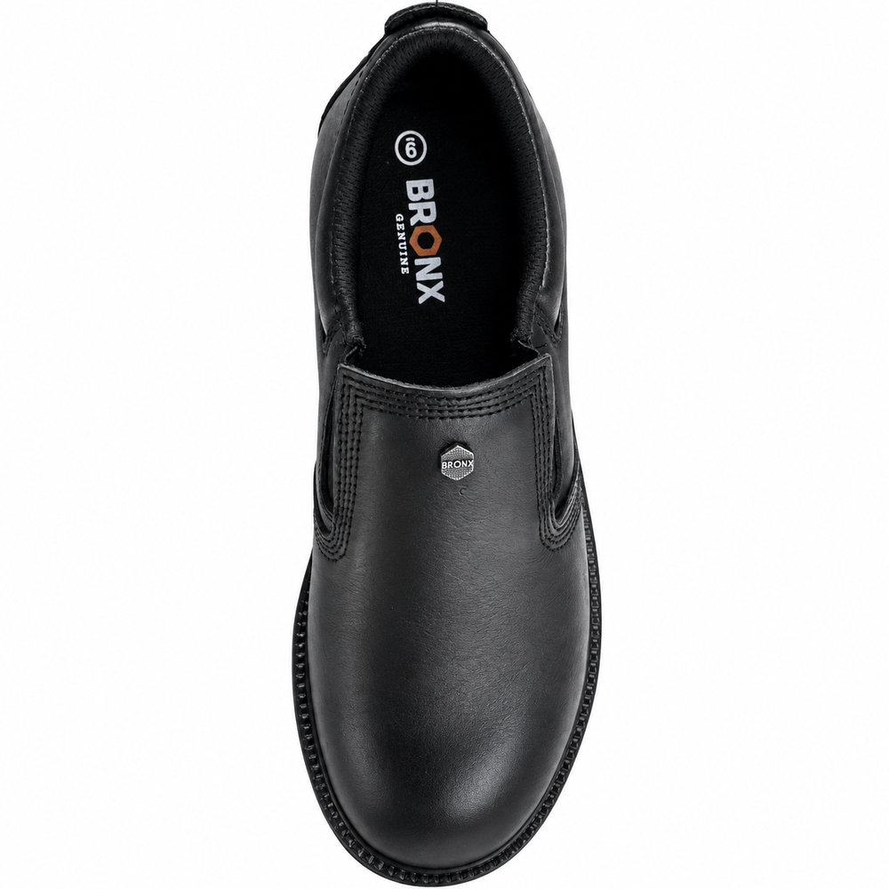 Bronx Mens Street Barcelona Shoes In Black