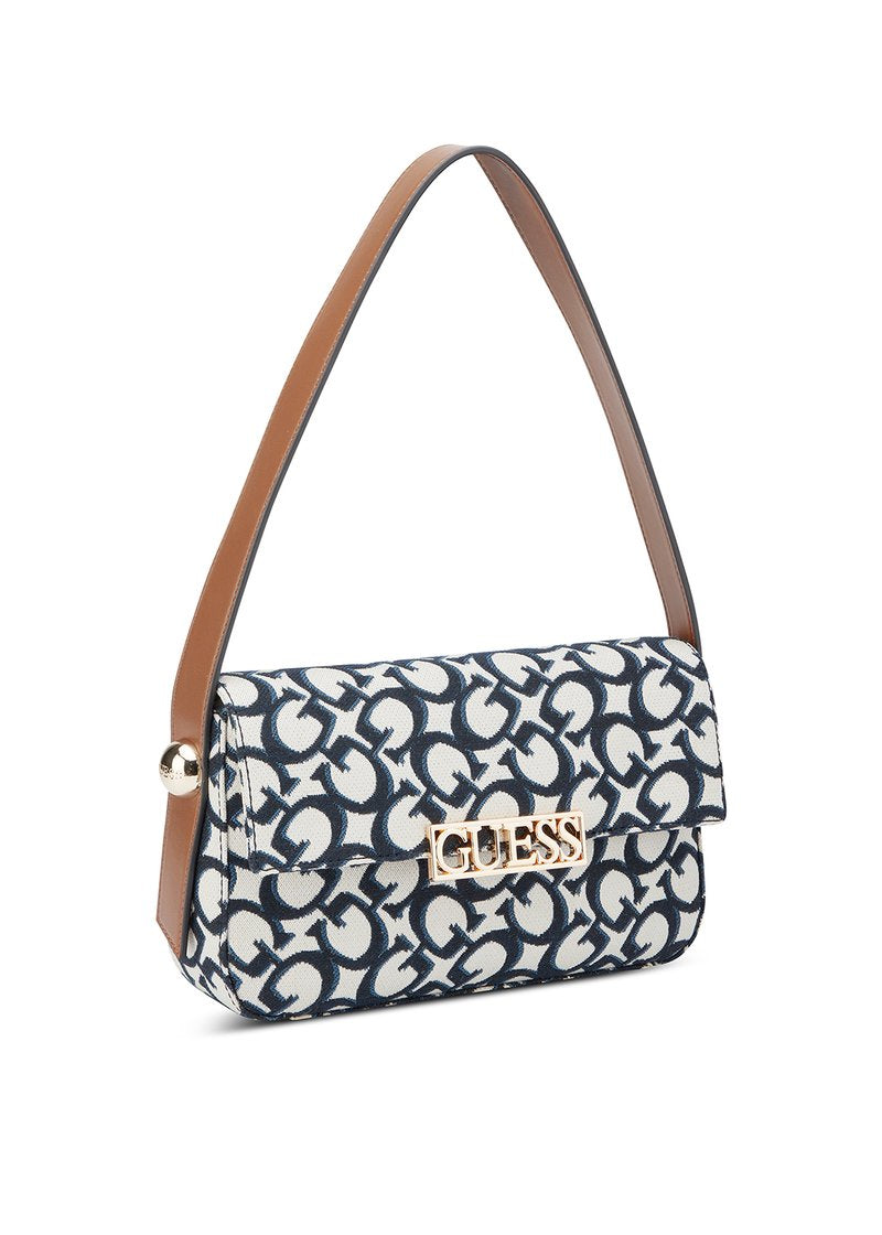 Guess Womens Tracie Shoulder Bag In Navy