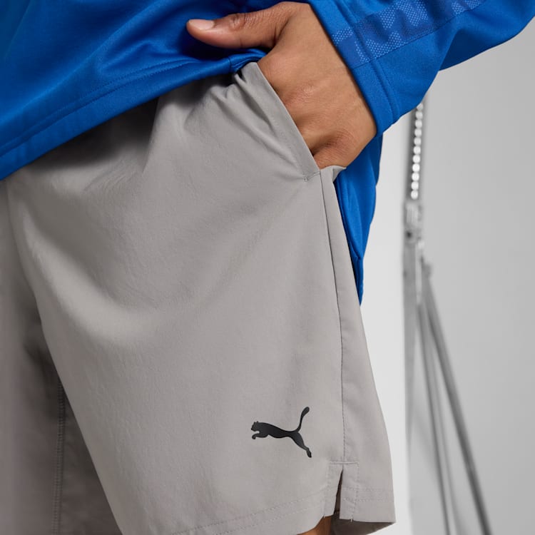 Puma  Mens Tad Essential 7' Woven Shorts In Grey