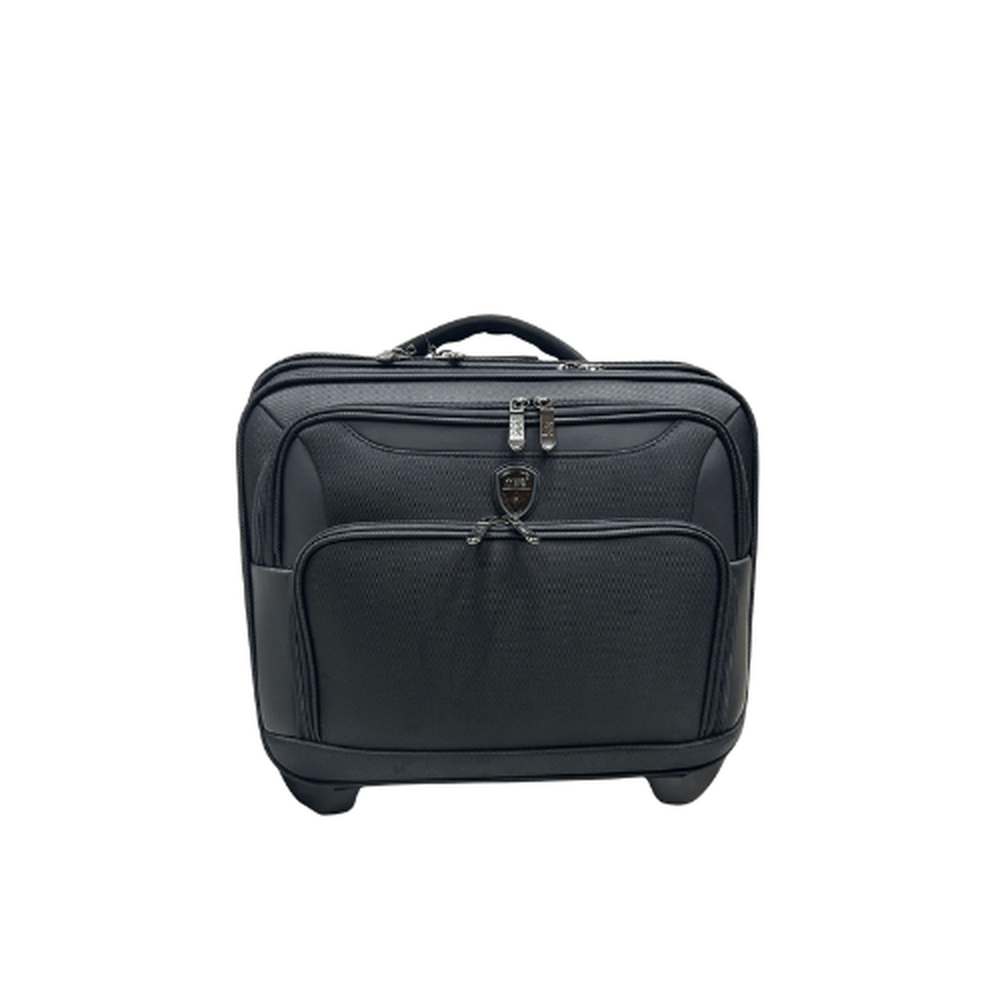 Work Mate Nylon Laptop Trolley Case In Black