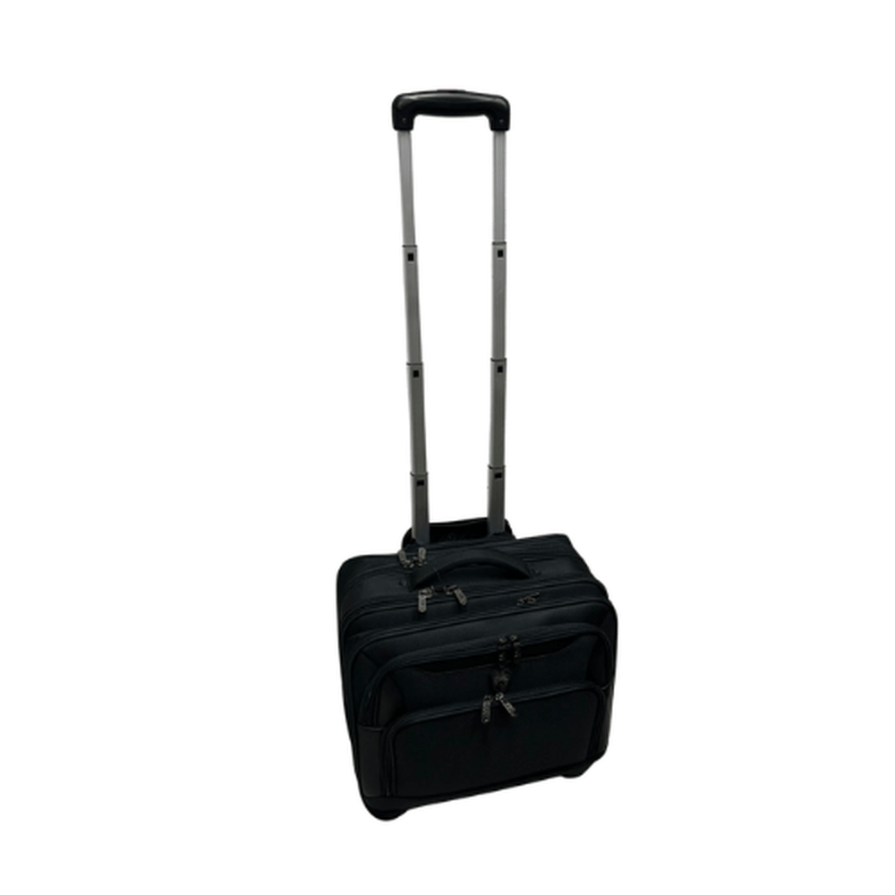 Work Mate Nylon Laptop Trolley Case In Black