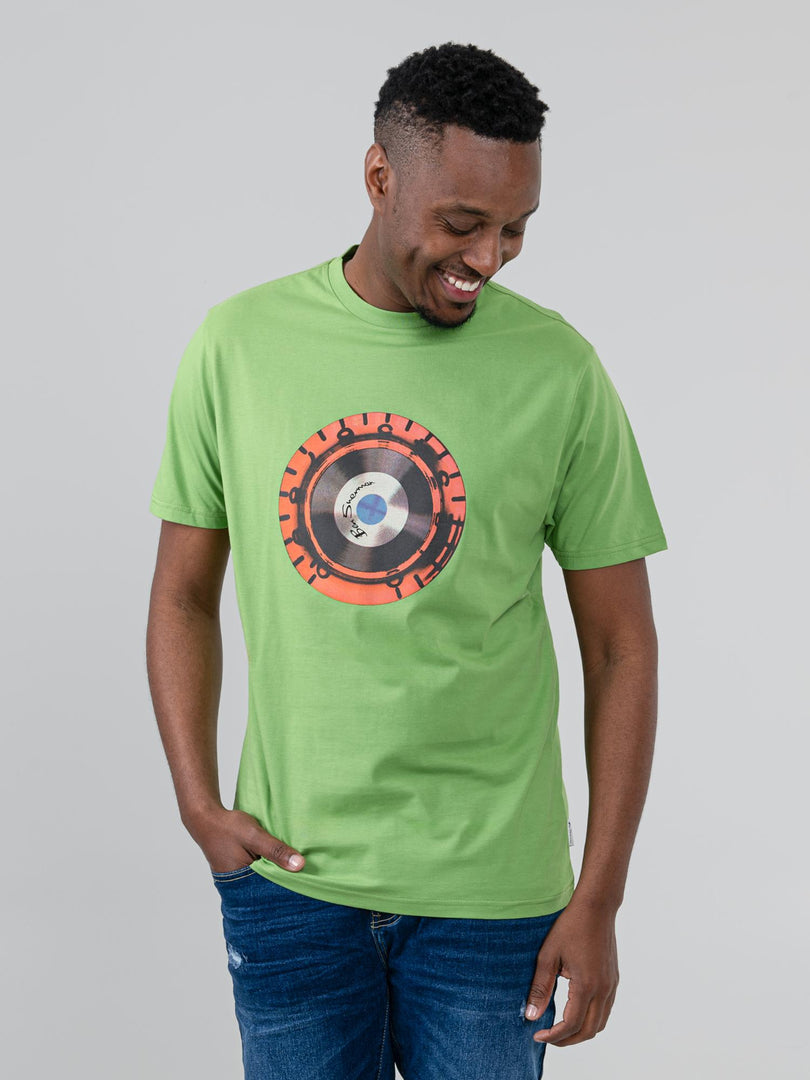Ben Sherman Turn It Up Piquan Green T-Shirt