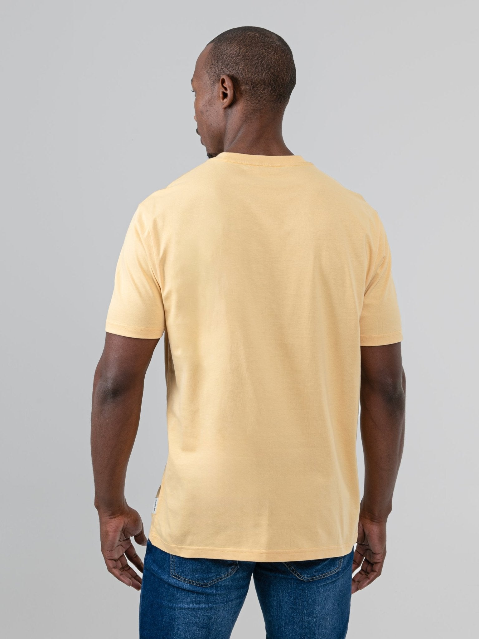 Ben Sherman Mens Typography Headphones T-Shirt In New Wheat