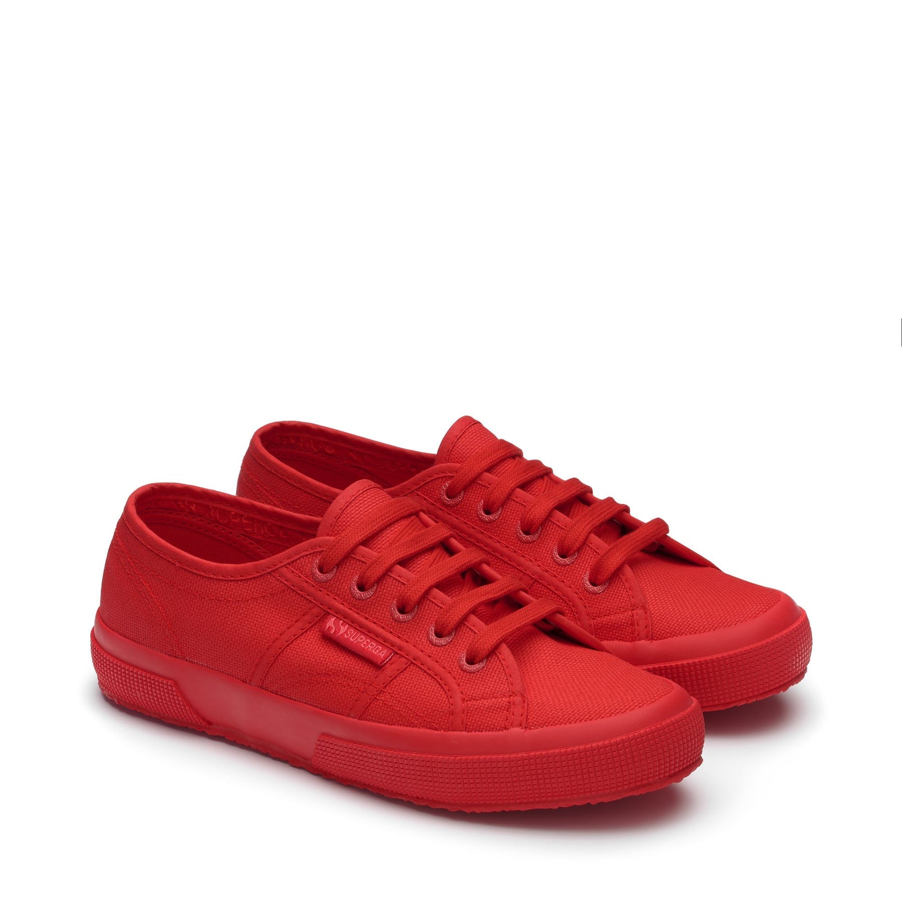 Superga rosse repaired