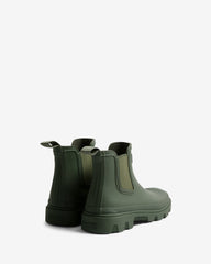 Hunter Unisex Downpour Chelsea Boot In Dark Olive