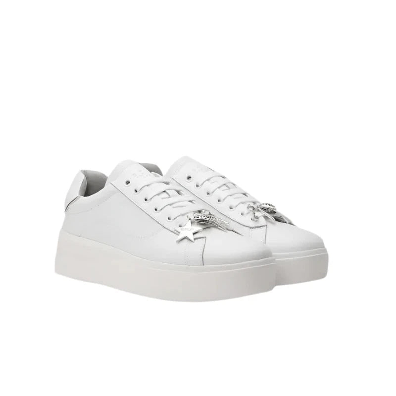 Replay Womens University Charms Shoes White